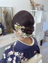シュエット 横浜関内店(Chouette) 和装風アップアレンジ