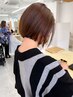 【地肌にやさしい白髪染め】カット+白髪染め+高濃度ケラチントリートメント