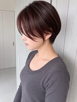 ルトワフクロマチ(Lutowa Fukuromachi) ダークパープル/ナチュラルショート/夏のヘアアレンジ/袋町