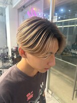 キング 京橋店(K!ng)&nbsp;レイヤーカットブリーチなしダブルカラーハッシュカット韓国