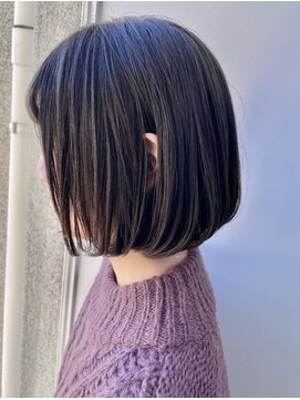 ヘアーアンドエステティック ヴェリス(hair&esthetic Velis) 【Velis】ハンドドライナチュラルシンプルボブ