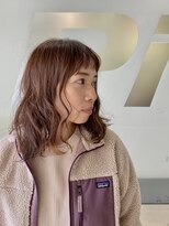 ピエドプールポッシュ(PiED DE POULE POCHE)&nbsp;パーマ押しです！