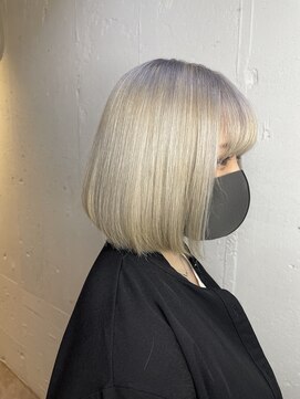 エイト 福岡天神店(EIGHT fukuoka) 【EIGHT福岡 6月 片山智裕】ボブホワイトシルバー