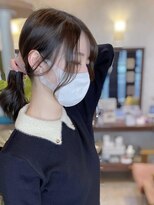ヘアメイク ミチ 富田店(HAIRMAKE MICHI)&nbsp;【MICHI 富田店　古作蓮】艶カラー　エギョモリ