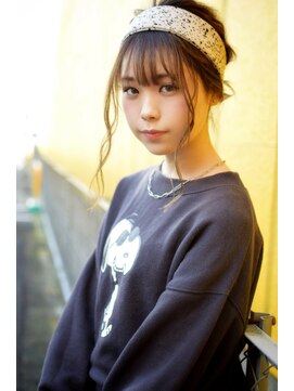 シャル 相模大野(shalu) 【ムラカミ】こなれターバンアレンジ　≪shalu相模大野≫