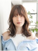20代30代/大人可愛い/小顔ひし形/ウルフ/ナチュラルボブ