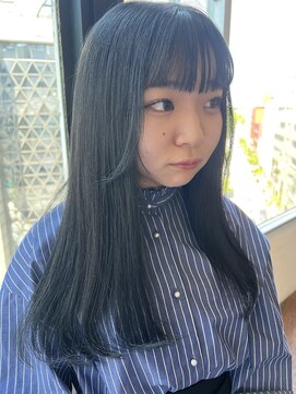 トロニー(TLONY) ブルーブラック　髪質改善　stylist/miaki