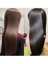 超音波アイロン×髪質改善で理想の髪質を実現します◎