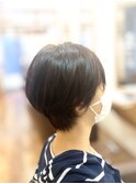 30代40代50代/チョコレートカラー/ショート/大人可愛い/百合ヶ丘