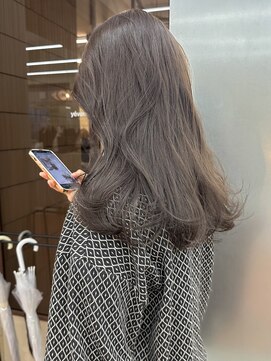 パークレーン アイス イヴェン(park lane ICI yeven) ブリーチなし　赤味消しカラー　グレージュ　春/momoka