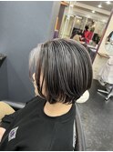 コントラストハイライト/白髪ぼかし/ハイライト
