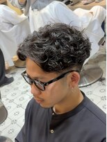 グルーマーズトウキョウ(GROOMER/S TOKYO)&nbsp;men's/メンズ/リバースセンターパート/サーフカール/神保町/眉毛