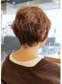 #クセも活かして#カーリーショート#ショートはおまかせ