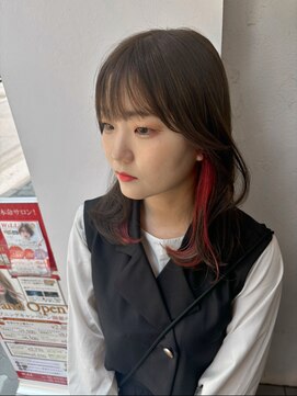 ウィル 京橋店(WiLL) ☆韓国ヘア☆韓国風顔まわり＋インナーカラー