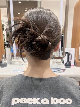 ピークアブー アヴェダ ギンザシックス(PEEK-A-BOO AVEDA GINZASIX) カチモリヘア韓国ヘアヘアメイクヘアセット結婚式パーティー銀座