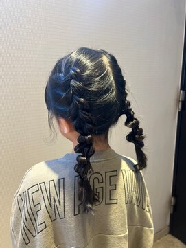 ジョリエス 目白店(Joliesse) 大人気20代30代◎結婚式発表会卒業式ツインテール編みおろし
