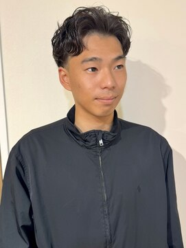 クレビアテン(CreBiA ten_) メンズパーマ　ニュアンスパーマ　メンズショート