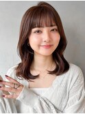 うる艶髪エアリーカールシースルーバングナチュラルカール