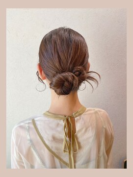 オッジバイケンジ(oggi by KENJE) 【misa】カチモリアレンジ/シニヨンヘア/結婚式ヘア