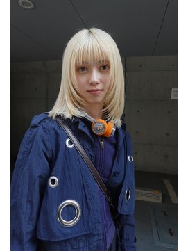 レコ 渋谷(LECO) 抜きっぱなしブリーチミディアムレイヤー