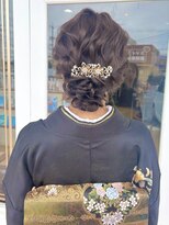 ヘアドレス ルチュラ(Hair dress LucuLa)&nbsp;【ルチュラ田口】定番シニヨン×訪問着