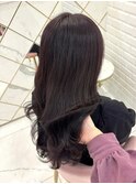 ブリーチなしラベンダーブラウンブラック＊まゆ