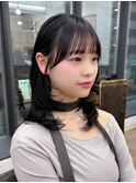 韓国前髪顔周り×小顔レイヤー[横浜/縮毛矯正/美髪/イメチェン]