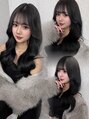 天神美容室 ミディアムからスーパーロングに！羽エクステが可愛い♪