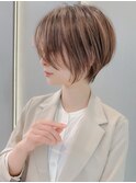 ミニウルフレイヤーカット顔周りカット前髪カットショート錦糸町