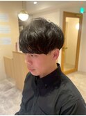 20代30代40代◎似合わせカット刈り上げマッシュブルーブラック
