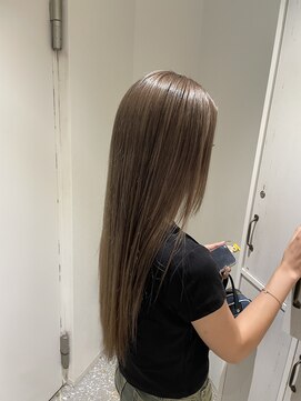 フィゼル あべのルシアス店(Aujua fizelle) モカグレージュ ＊佐藤 空