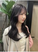 夏◎くびれヘア×ラベンダー艶髪で小顔韓国風