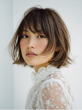 ヒマル 学芸大学(Himaru) 大人女性/レイヤー/ボブルフ/ネビージュ/小顔/ワンレン