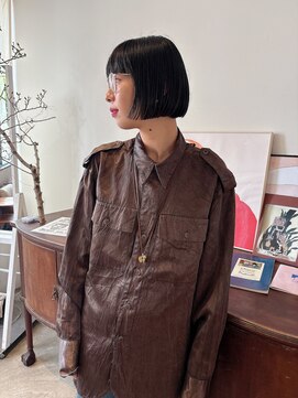 ヘアーアイストゥーレ(HAIR ICI TRE) ボブ　ミニボブ　ぷつっとボブ　リップラインボブ　担当　桜桃