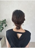 シニヨンアレンジ