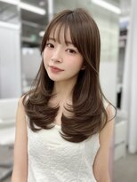 アイシー 表参道(ICY)&nbsp;大人可愛いワンカールヘア/レイヤーカット/シースルーバング