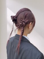 オン キャナルシティ博多前店(on)&nbsp;【中里恵梨】ヘアセット/カチモリヘア/ツインヘア/結婚式ヘア