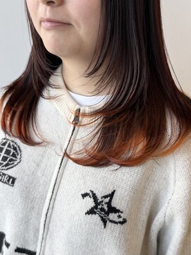 12/15 裾カラー オレンジ【千代田彩夏】