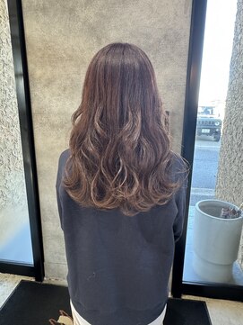 アールトゥーヘアー(art To Hair) ピンクパープル/シークレットハイライト/ロング/30代/40代/50代
