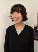ボブパーマドライパーマブラウンパーマミニボブパーマ