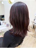 Say.くびれレイヤーホワイトシルバーデザインカラーモーヴピンク