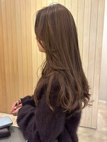 ブクレット(Bouclettes)&nbsp;艶髪ブラウンアッシュ/レイヤーカット/透明感