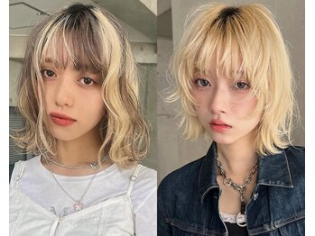 シーン 立川(SCENE)の写真/憧れのデザインブリーチダブルカラーをケアブリーチで叶える！あなただけの透明感ヘアへ☆