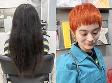 ローグ(LOGUE)の雰囲気(バッサリイメチェンもお任せ★/ケアブリーチ/インナーカラー)