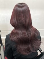 シーン(seen) 【ワインレッド】ブリーチなしレッドブラウンボルドーピンク暖色