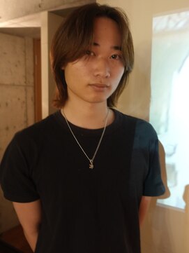 ノラジャーニー(NORA Journey) メンズボブウルフメンズミディアムレイヤーカットメンズウルフ