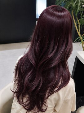 シファー(~Cifer) ブリーチなしダブルカラー×チェリーレッドハイレイヤースタイル