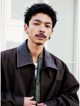 テン 心斎橋(tenn.) 心斎橋スパイキーショートアップバングツーブロック30代40代