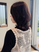 ヘッズ 高木瀬店(HEADS) アッシュブラウン 髪質改善 外ハネボブ 顔周りレイヤー
