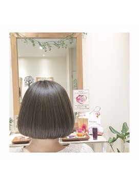 ナノハナ 鹿沼で唯一本格ヘッドスパが出来る美容室 シンプルボブ